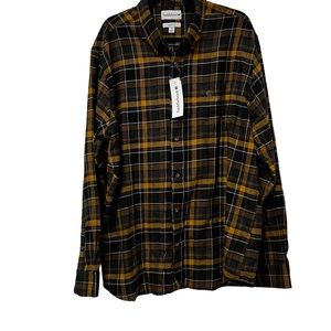 Saddlebred Men’s Plaid Long Sleeve Classic Fit Shirt Size XXL NWT